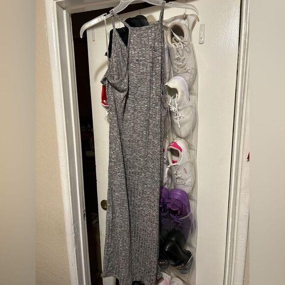 Women's Gray Midi Dress - Picture 6 of 12